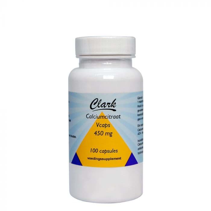 Afbeelding van Kalziumzitrat 450 mg 100 caps